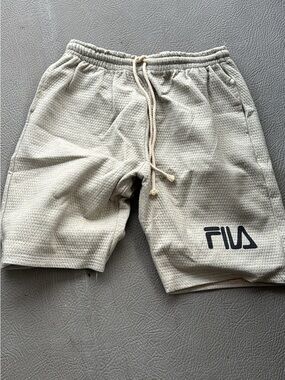 FILA Men's Beige Casual Shorts